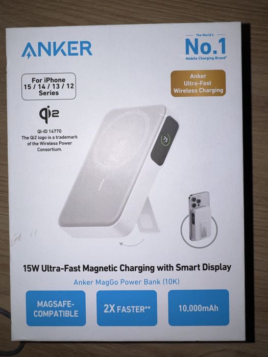 Baterie externa magnetica si casti apple