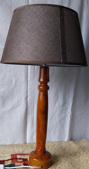 Lampa lemn masiv prun și salcam