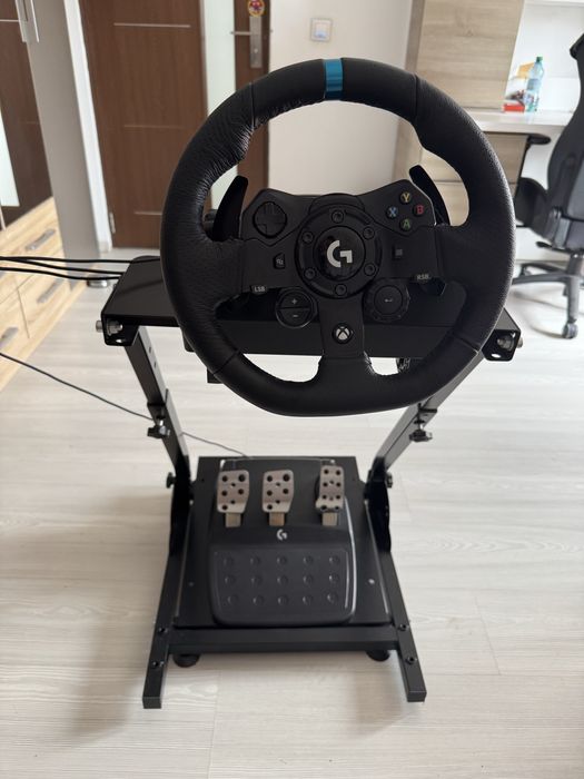 Logitech G923 TrueForce Xbox/PC + Stand VEVOR | Stare impecabilă
