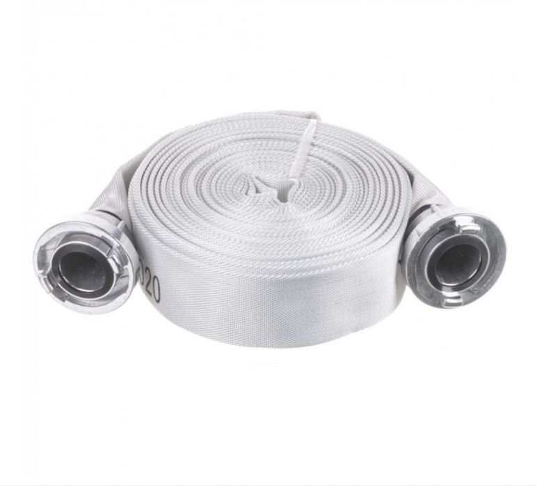Furtun pompieri 2", rola 20m cu mufe cuplare metalice, 2 toli