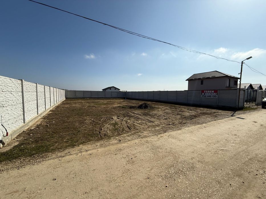 Lot teren intravilan Joita Giurgiu + proiect casa