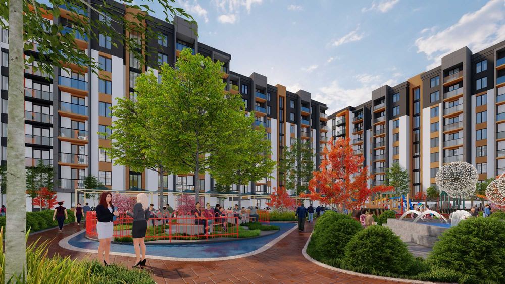 ЖК Mening Uyim 1комнатная кв 62,9м г.Ташкент, мост "Узгариш"