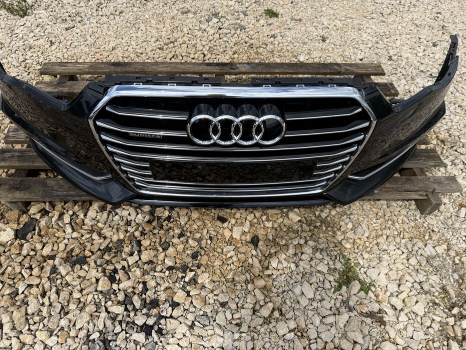 Предна Броня ОРИГИНАЛ Audi A6 C7 4G / S-Line / 2017г. Ауди А6 Ц7