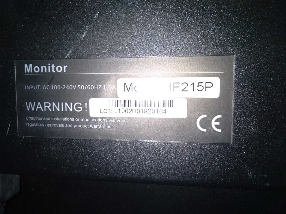 монитор Hasee HF215P рабочий.