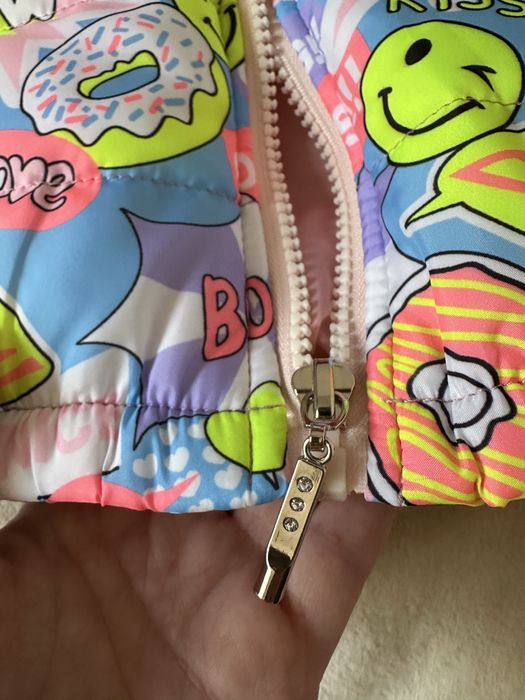 НОВО Елек цветен за момиче 6/7 г и розова раница кученце