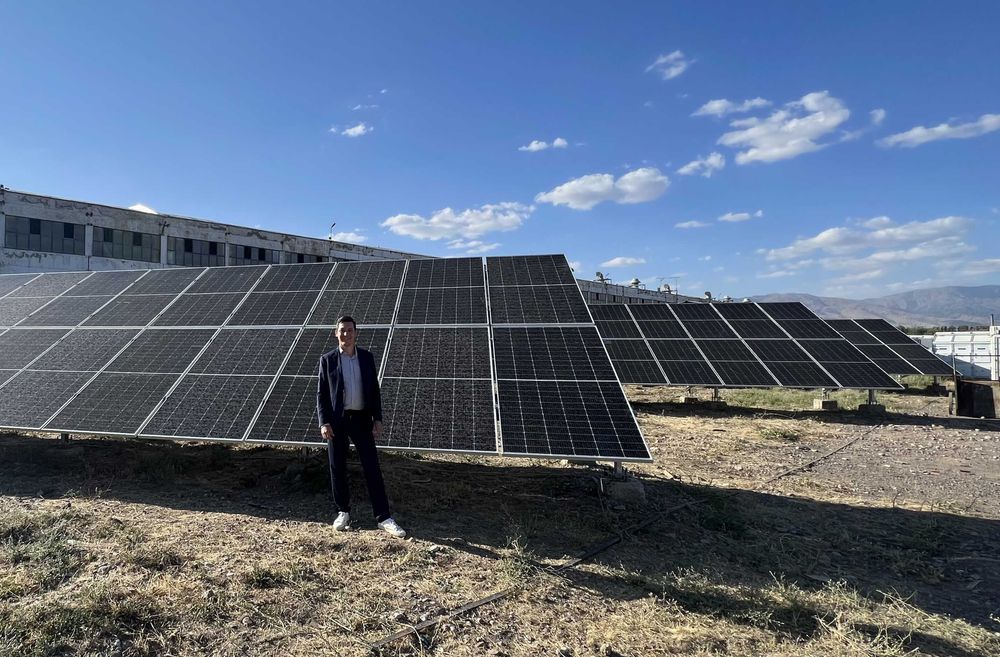 Установка солнечной электростанции