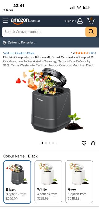 ouaken electric composter