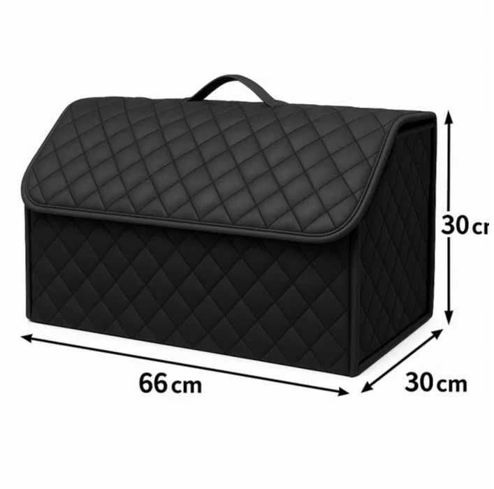 LUX кожен органайзер Mercado Trade, Сгъваем, Черен, Различни размери