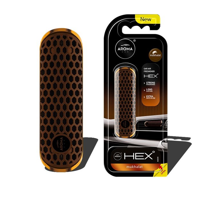 Odorizant auto grila ventilatie Aroma Fancy Shapes Polymer HEX Mukhalat