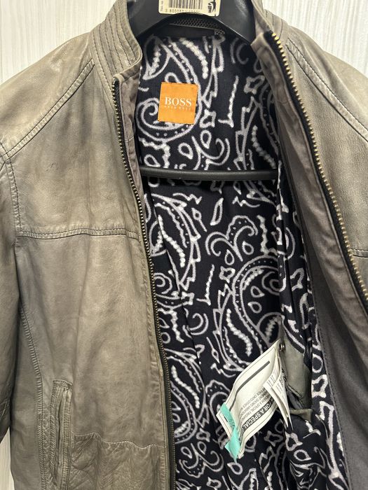 яке Boss кожено leather jacket