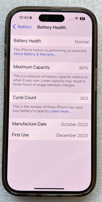 iPhone 15 Pro Blue Titanium 256 GB