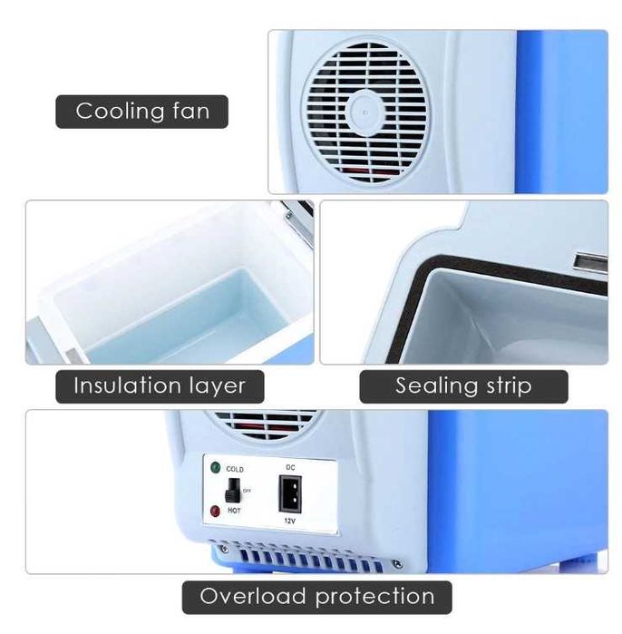 Хладилна кутия чанта с функция на затопляне 7.5л 12V