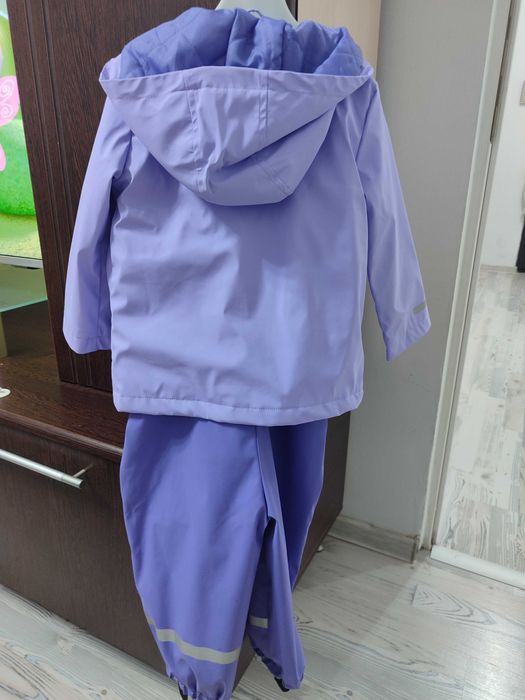 Set impermeabil toamna/primavara fetita