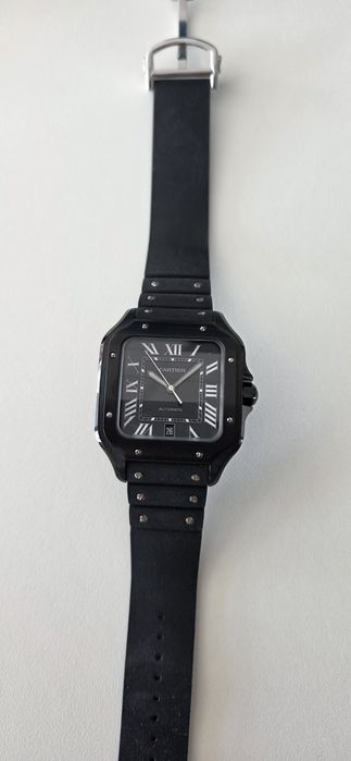 Cartier Santos PVD Black