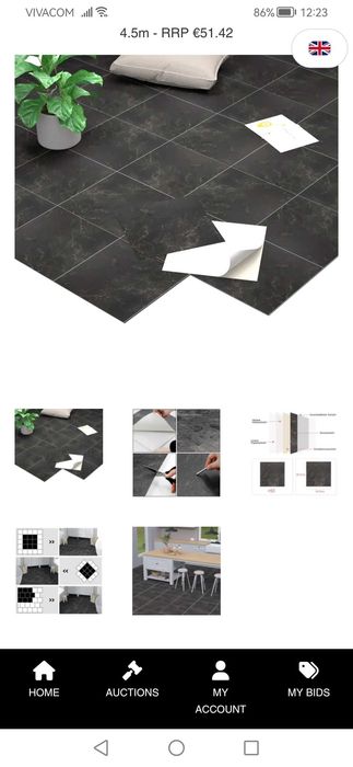 винилова настилка за кухня, баня,тераса