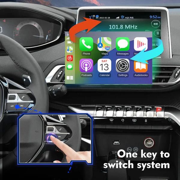 Wireless Carplay Android auto за Peugeot / Citroen