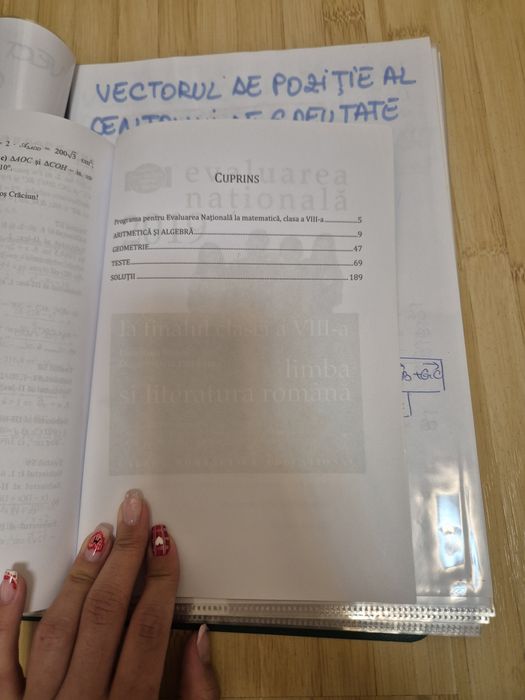 Pachet promoțional - portofoliu+culegere mate EN