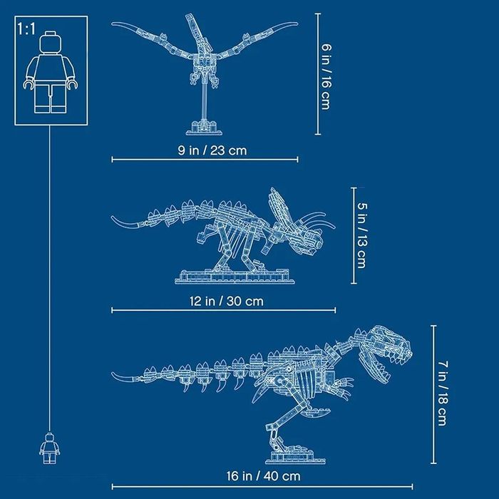 Lego 21320 Ideas - Dinosaur Fossils 21320 , 910 части lego ideas