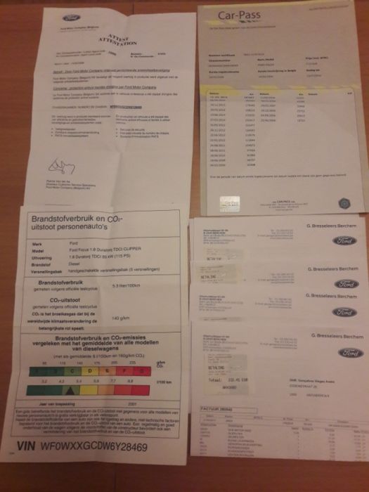 Форд Фокус 1.8tdci 115к.с. БЕЛГИЯ