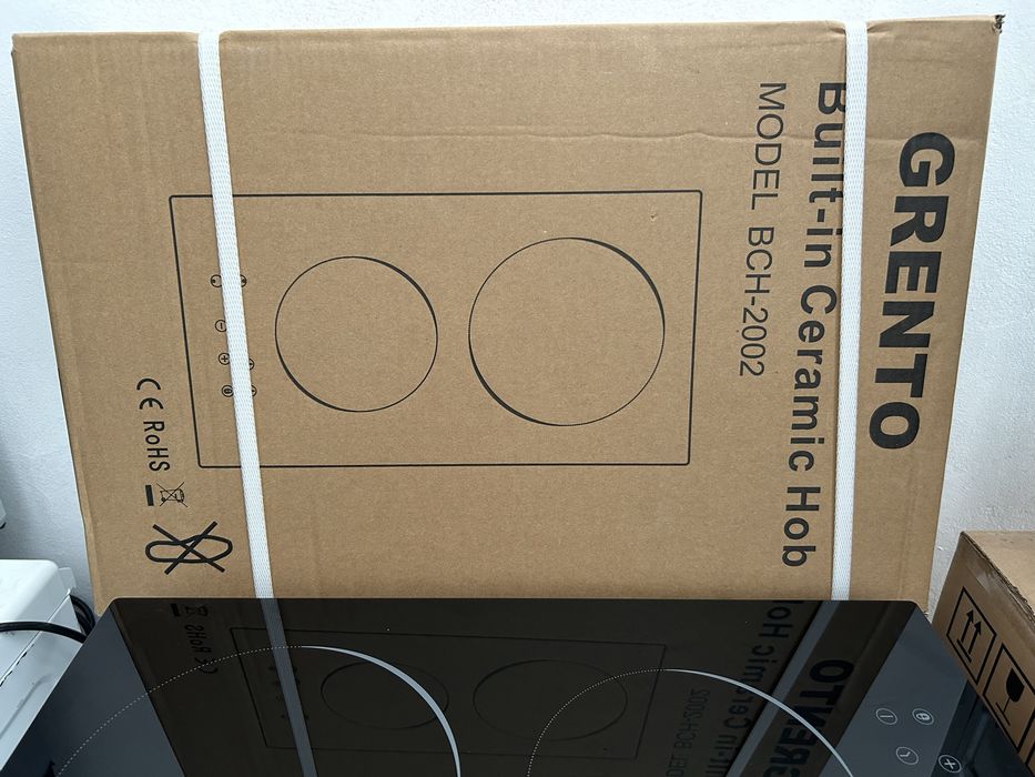 НОВИ Котлони за вграждане GRENTO 2ка керамичен плот за вграждане