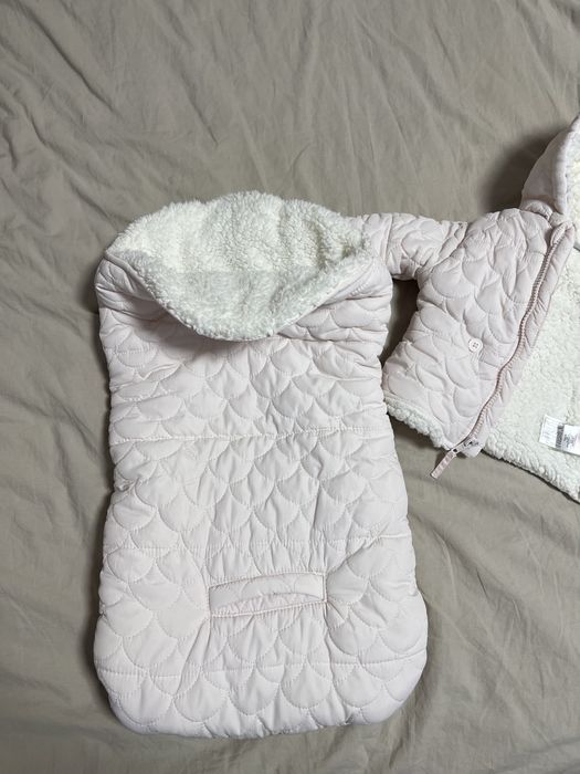 Бебешко яке с чувалче за количка