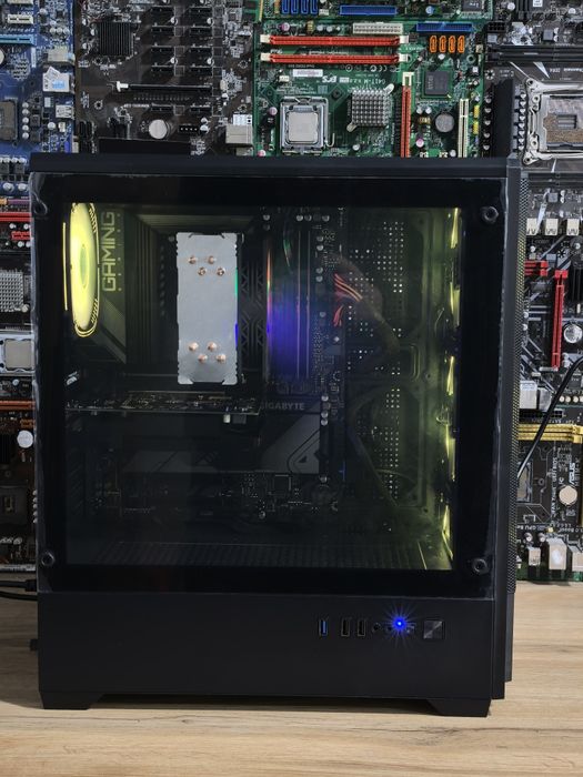 Компьютер Xeon 2680v4 12/24 /RX570 8g/ozu16/ssdm2 128/HDD500