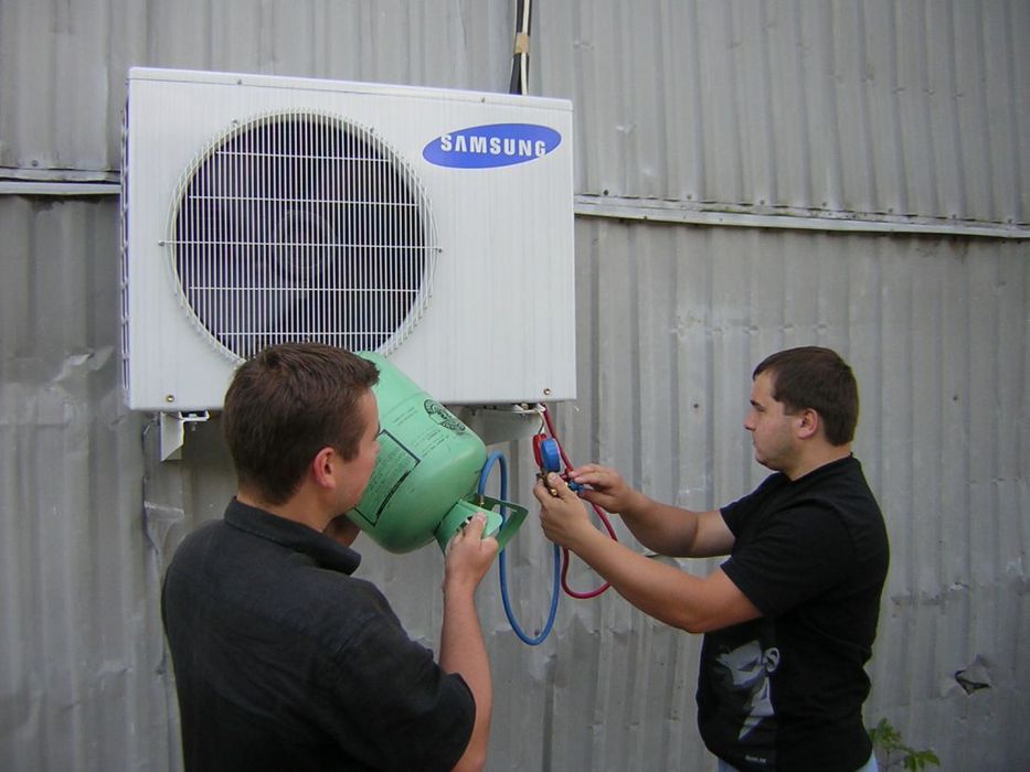 Профилактика кондиционеров, заправка фреоном, ремонт