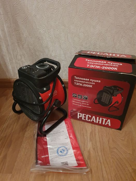 Тепловая электрическая пушка.