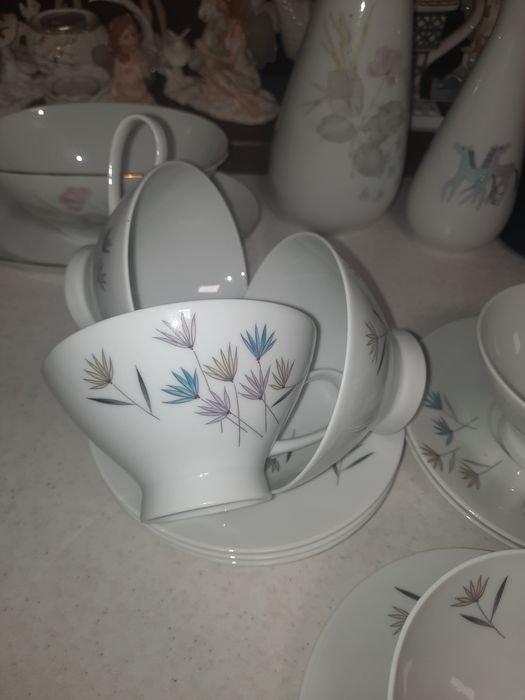 Set cafea, 6 persoane, Rosenthal, anii 1960