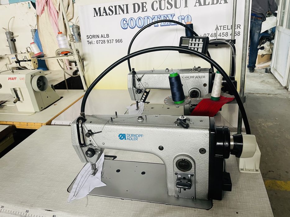 Masina de cusut liniar automata cu taiere ata Durkopp