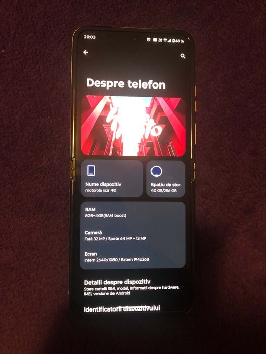Motorola razr40 impecabil