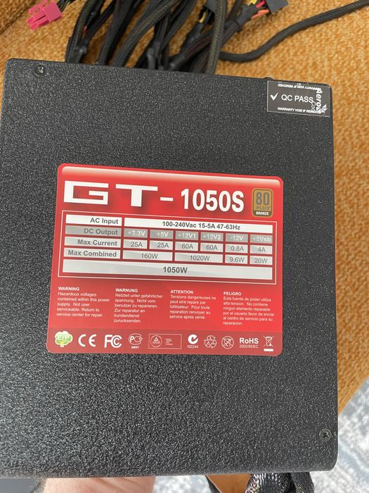 Блок питания AeroCool GT 1050s