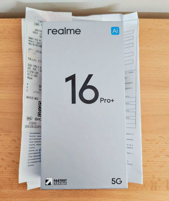 Нов Realme 16 Pro Plus 5G 12/512GB с Гаранция