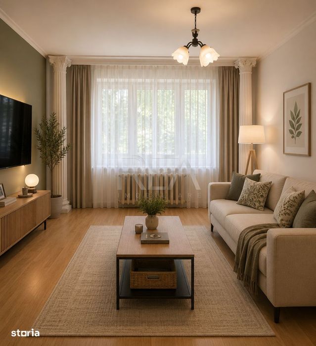 2 camere Doamna Ghica decomandat, parter, 65 mp — fotografia 1
