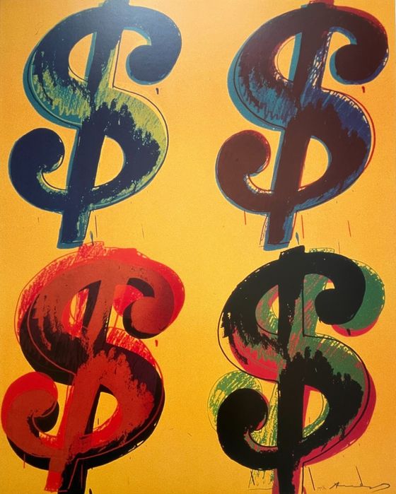 Litografie după Andy Warhol - 4$
