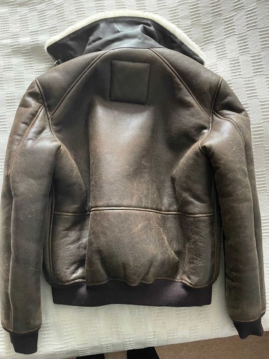 geaca blana SCHOTT LC AIRForce