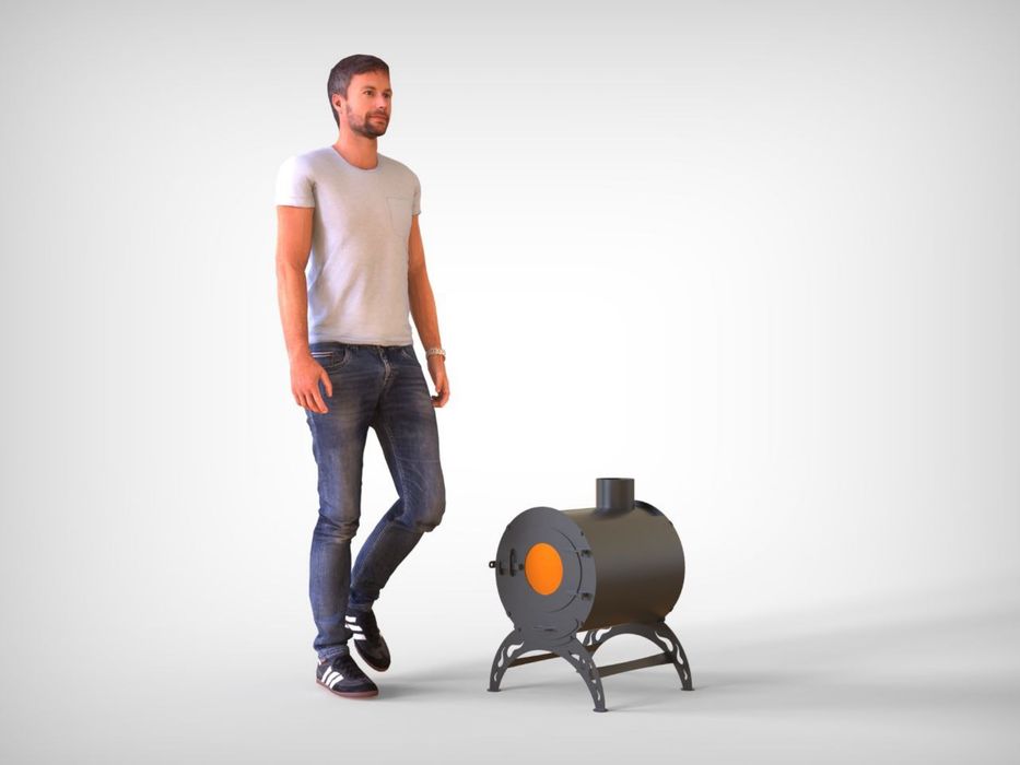 Печь для обогрева PRO-191,печь на дровах и угле,отопление,обогрев