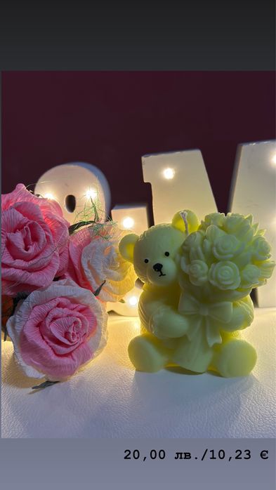 Ръчно Изработени Восъчни Свещи