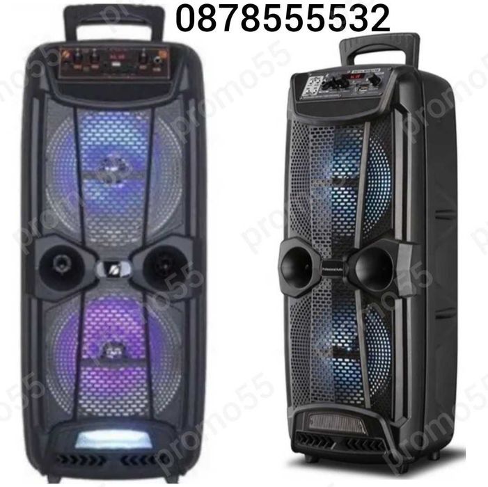 16 инча Караоке Колона 60см., Тонколона с Микрофон и  Блутут