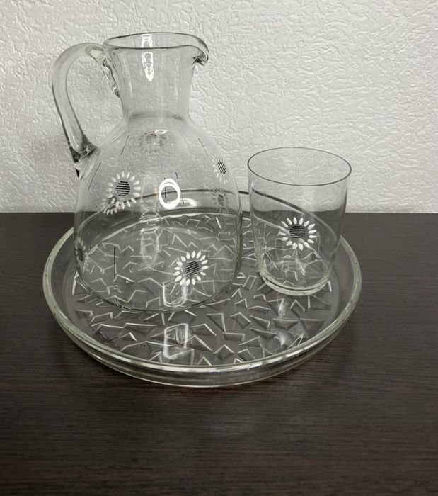 Графин,стакан,поднос,1970-80 гг