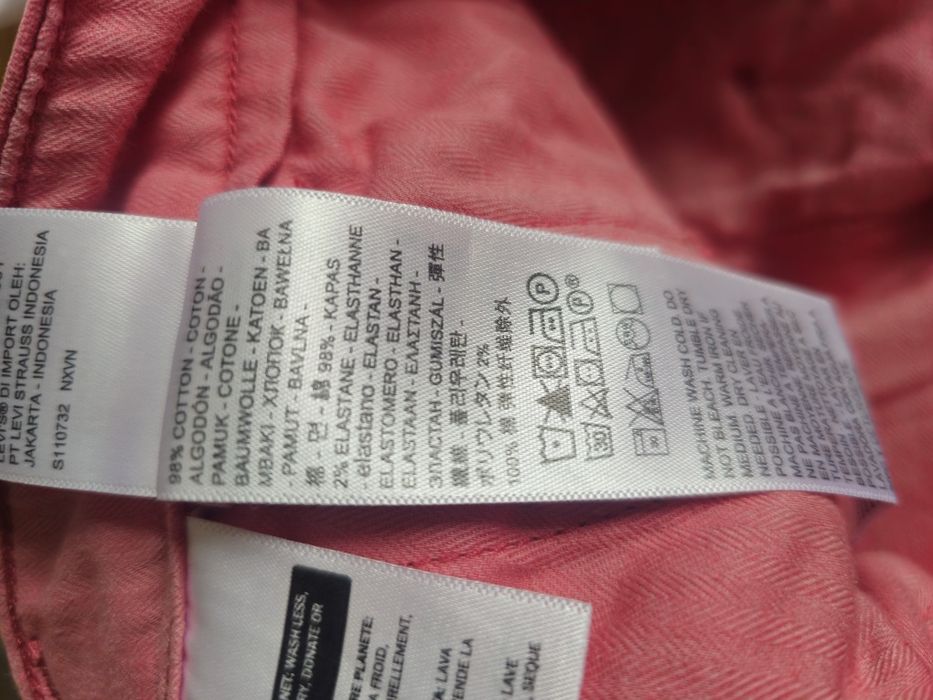 Pantaloni eleganți 'XX Chino Slim Taper LEVI'S ®, Roz, 28×32