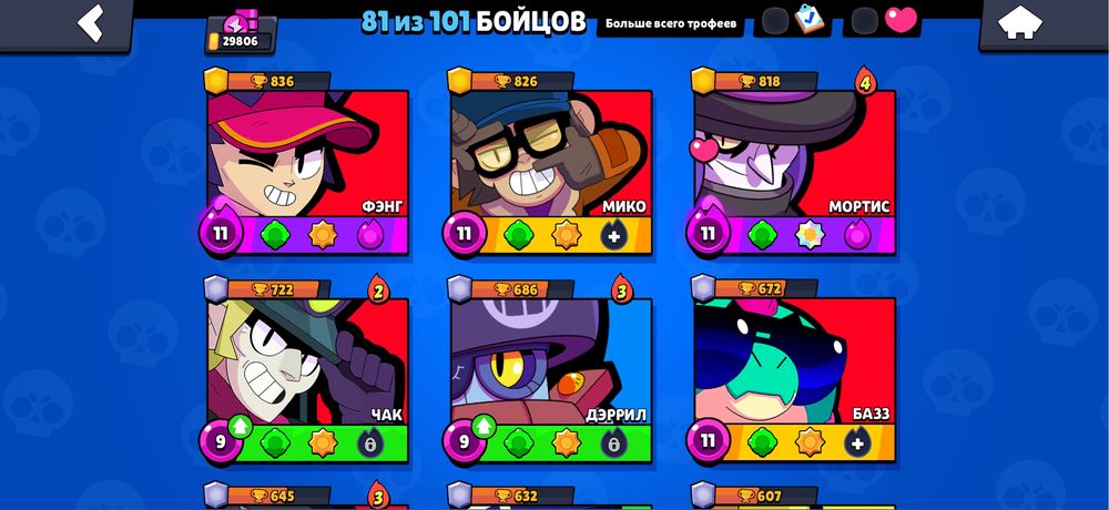 продам аккаут в brawl stars