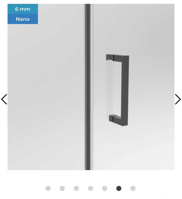 Ușă de duș, 160x195cm, 6mm