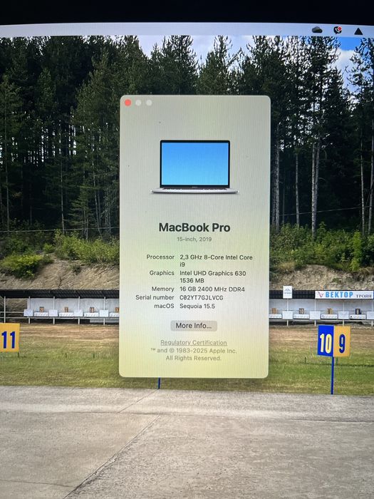 Mackbook Pro 15’ 2019 Touchbar