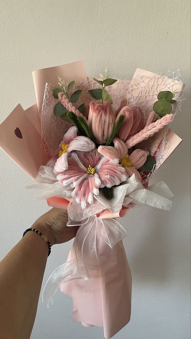 Buchet flori sarma plusata