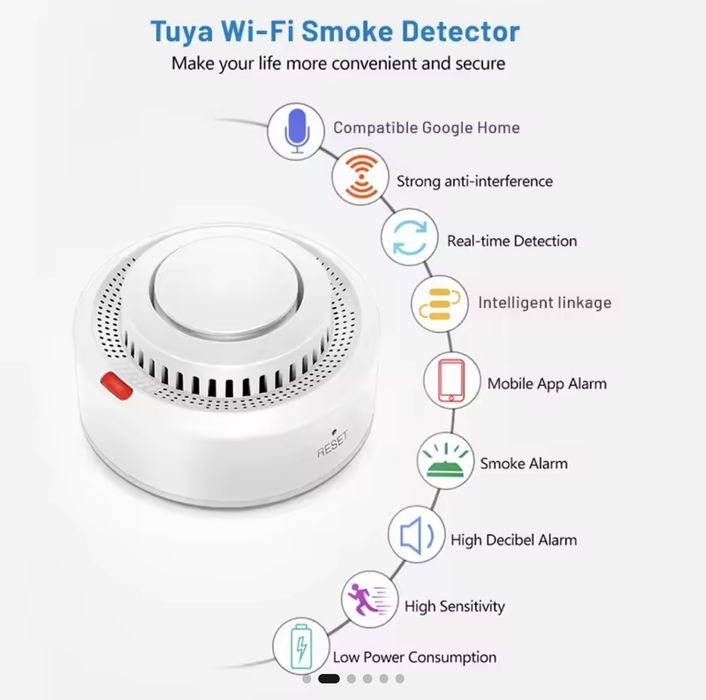 WiFi детектор за дим