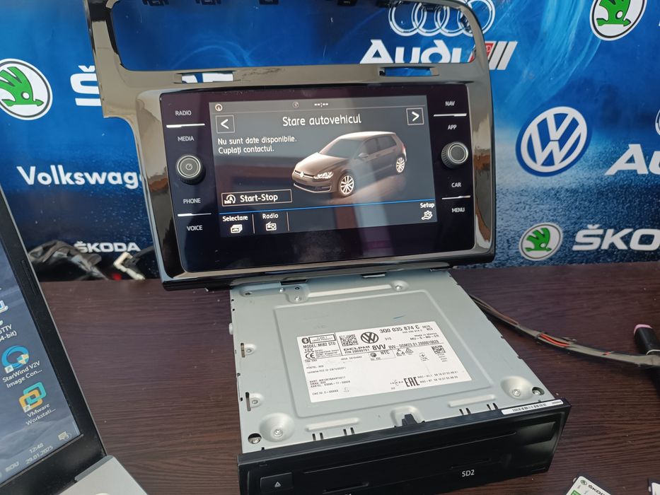 Vând navigație Mib2 modul Carplay și android auto, Bluetoth Golf7 Vw
