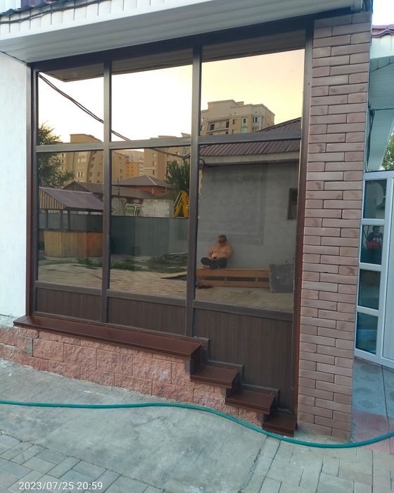 Изготовление Окон Двери Витражи Тамбур Астана