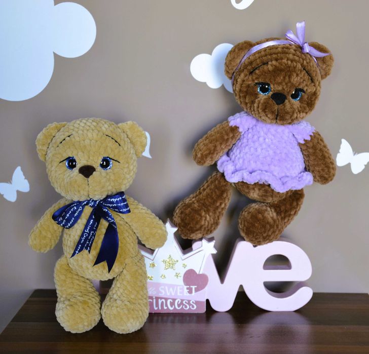 Плетено мече Плетени играчки