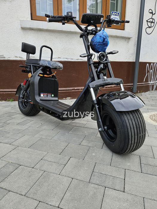 Scuter Electric Citycoco CP1 1500W  25-45km/h fără permis  2026